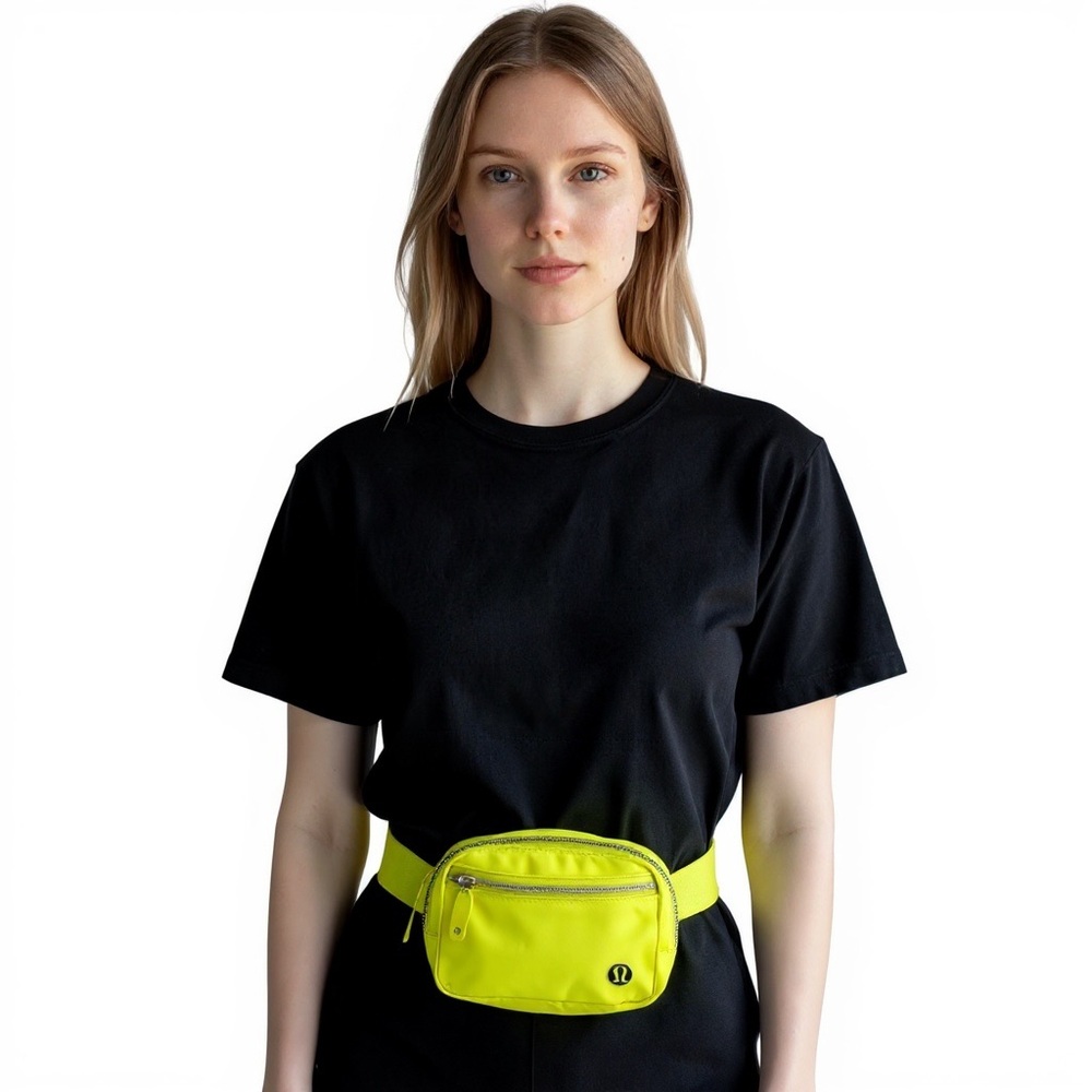 Lululemon Bright Neon Yellow Belt Bag - Picture 2 of 10